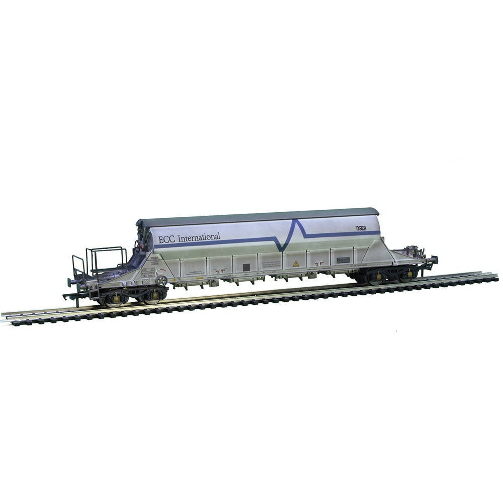 EFE E87032 OO Gauge PBA Tiger Wagon TRL 11623 ECC International White [W]