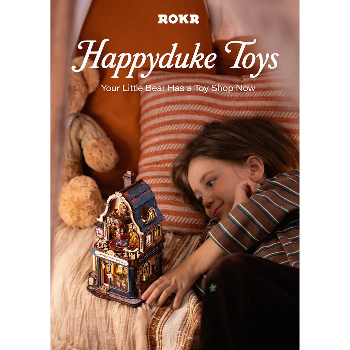 ROKR Happyduke Toys 3D Wooden Puzzle Model Kit EAM01 - image 10