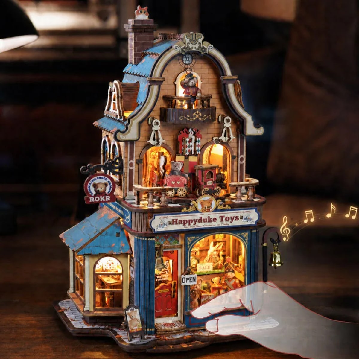ROKR Happyduke Toys 3D Wooden Puzzle Model Kit EAM01 - image 4