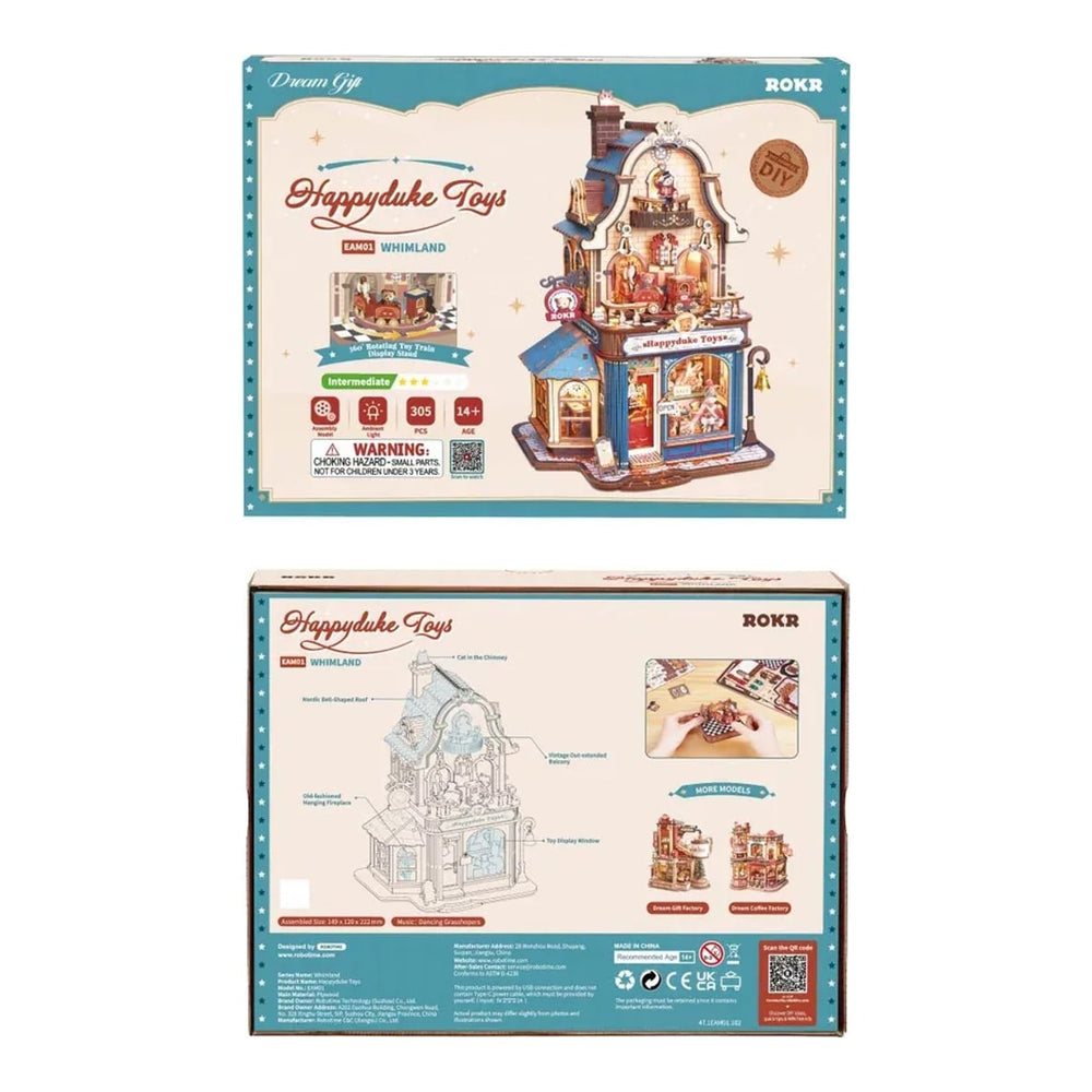 ROKR Happyduke Toys 3D Wooden Puzzle Model Kit EAM01
