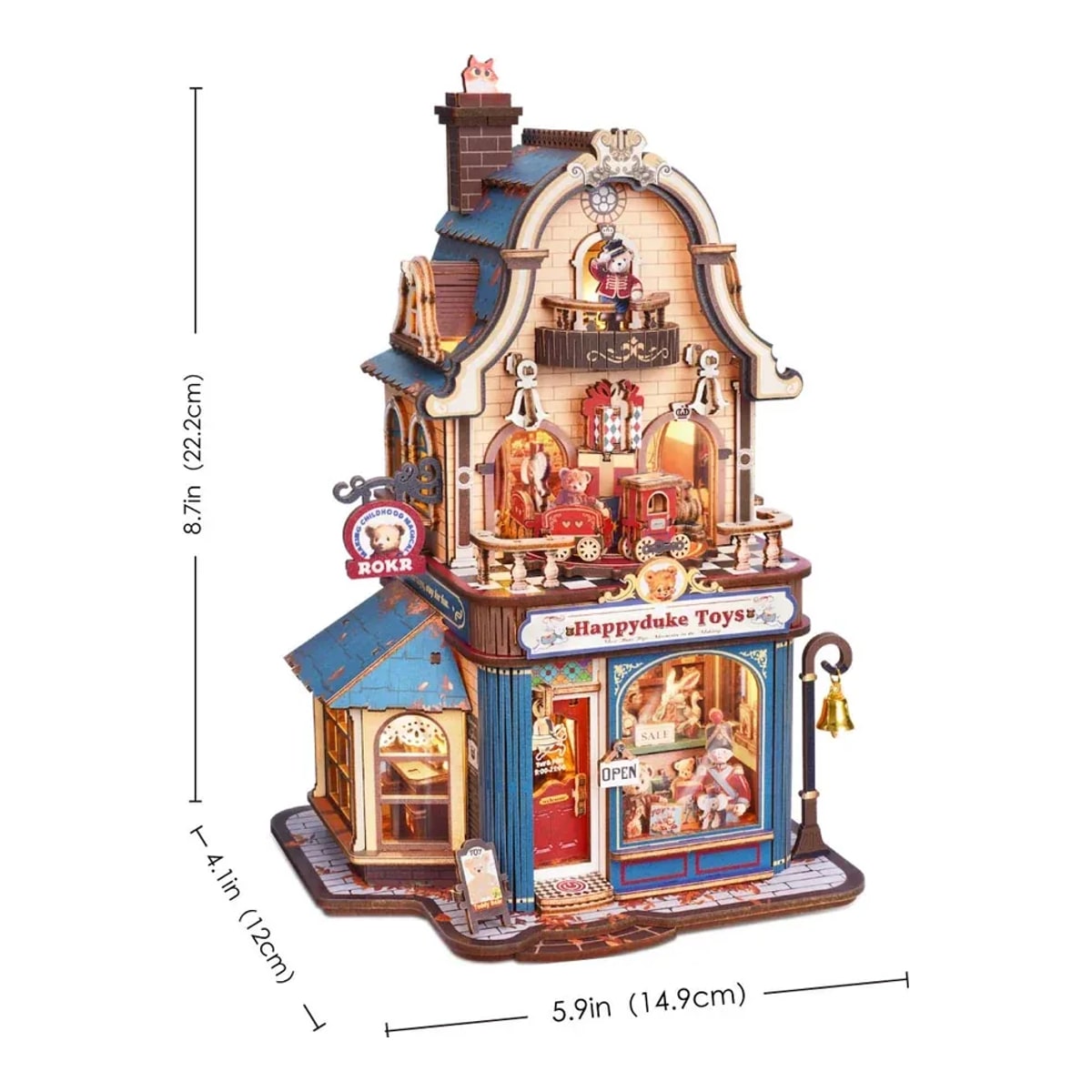ROKR Happyduke Toys 3D Wooden Puzzle Model Kit EAM01 - image 9
