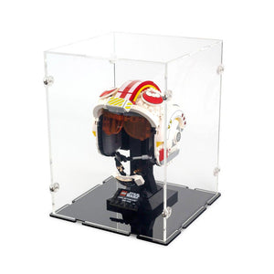 iDisplayit Acrylic Display Case For LEGO Star Wars Helmets 18x18x24cm