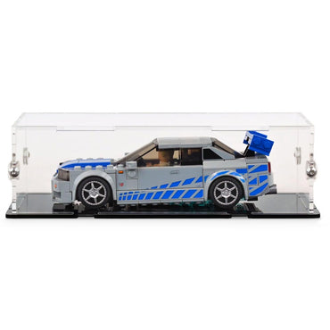iDisplayit Acrylic Display Case for LEGO Speed Champions Cars Nissan Skyline 76917 etc