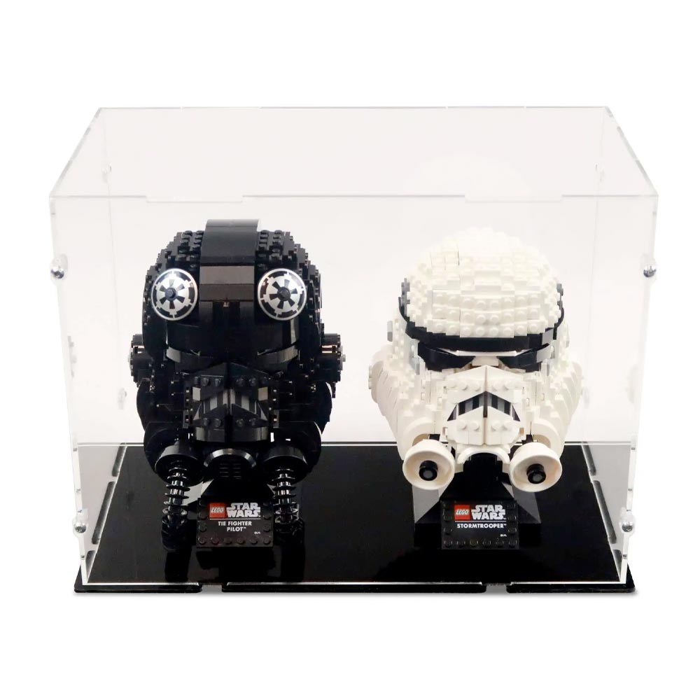 iDisplayit Acrylic Display Case For Lego Star Wars Helmets & Models 32x18x24cm