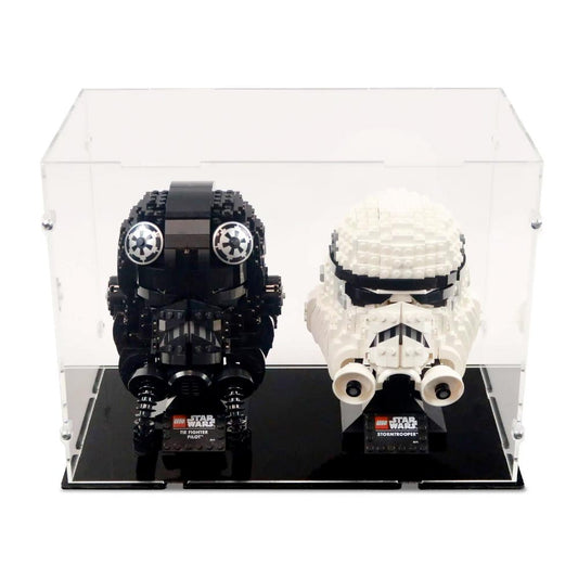 iDisplayit Acrylic Display Case For Lego Star Wars Helmets & Models 32x18x24cm