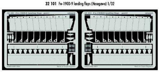 Eduard 32101 Etched Aircraft Detailling Set 1:32 Focke-Wulf Fw-190D-9 landing fl