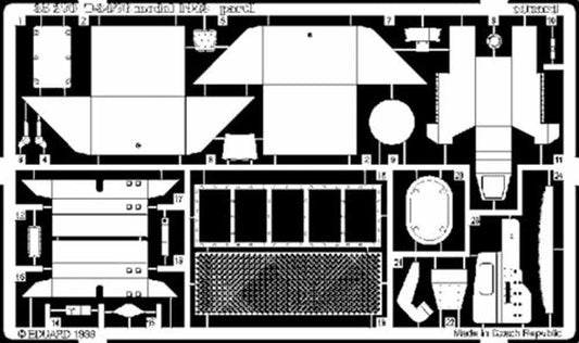 Eduard 35270 1:35 Etched Detailing Set for Zvezda Kits Soviet T-34/76 1942
