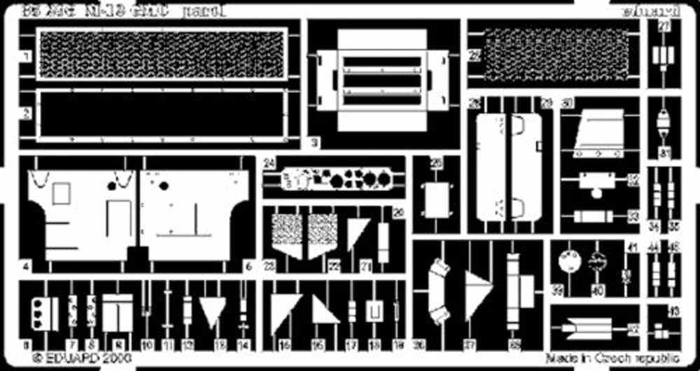 Eduard 35298 1:35 Etched Detailing Set for Academy Kits M12 GMC