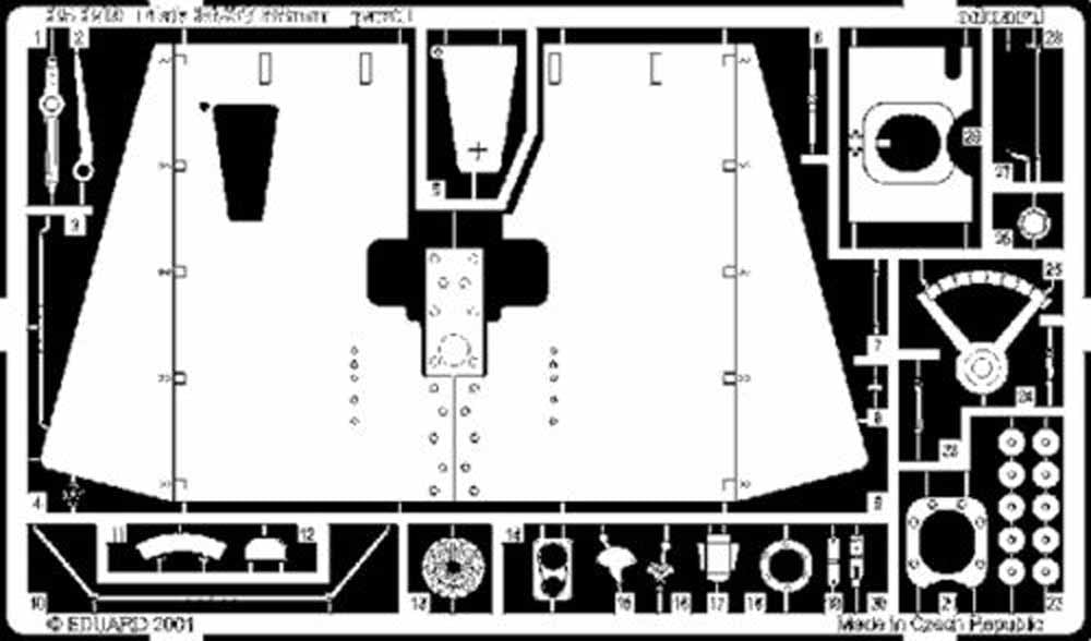 Eduard 35349 1:35 Etched Detailing Set for Tamiya Kits Flak 36/38 88mm