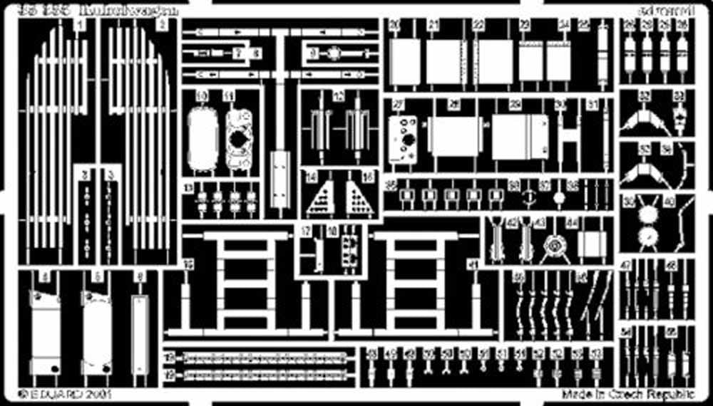 Eduard 35355 1:35 Etched Detailing Set for Tamiya Kits Kubelwagen