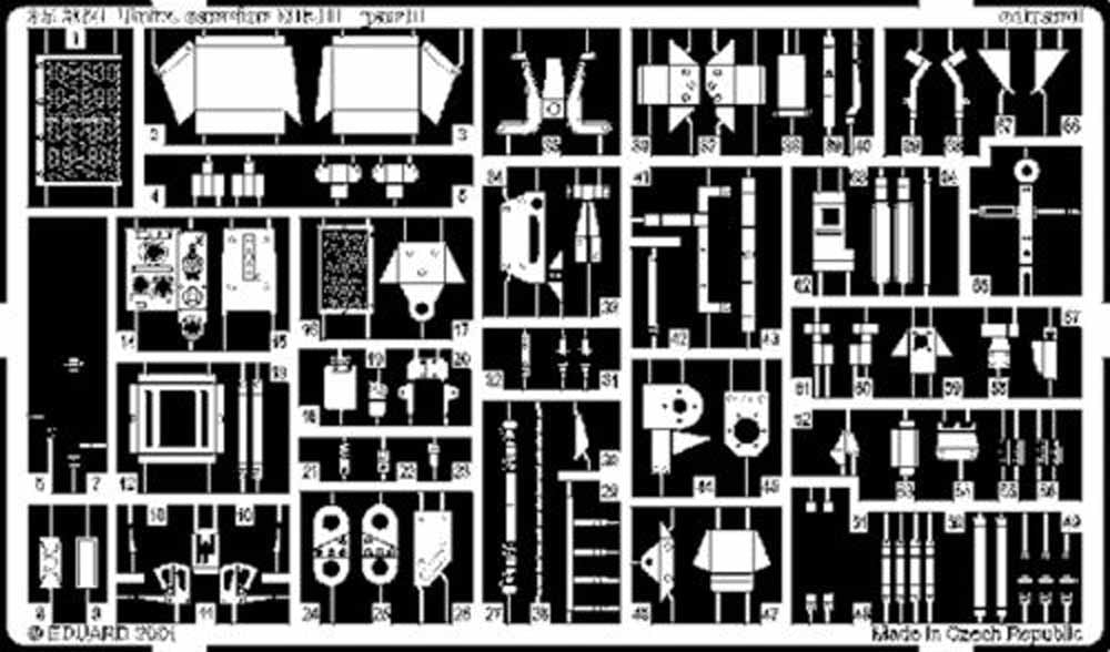 Eduard 35364 1:35 Etched Detailing Set for Tamiya Kits Bren Carrier Mk.II