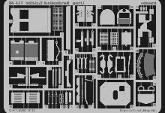 Eduard 35417 1:35 Etched Detailing Set for Das Werk and Dragon Kits Sd.Kfz.2 Ket