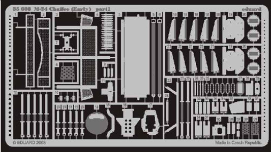 Eduard 35608 1:35 Etched Detailing Set for Italeri Kits M24 Chaffee