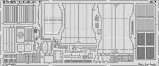 Eduard 36405 1:35 Etched Detailing Set for Hobby Boss Kits Russian 9K79 Tochka S