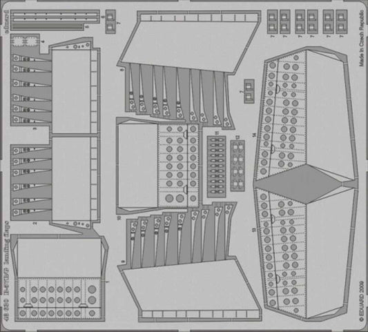 Eduard 48630 Etched Aircraft Detailling Set 1:48 Martin B-57B/B-57G landing flap