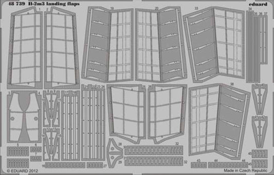Eduard 48739 Etched Aircraft Detailling Set 1:48 Ilyushin Il-2m3 Stormovik landi