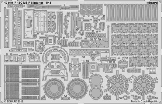 Eduard 49949 Etched Aircraft Detailling Set 1:48 McDonnell F-15C Eagle MSIP II i