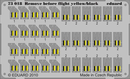 Eduard 73018 Etched Aircraft Detailling Set 1:72 Swedish Air Force Remove Before