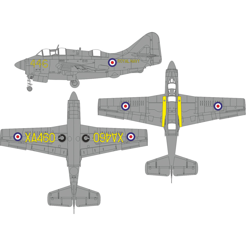 Eduard Fairey Gannet AS.1/AS.4 1:48 RN Decal Set for Airfix A11007 EDEX1018