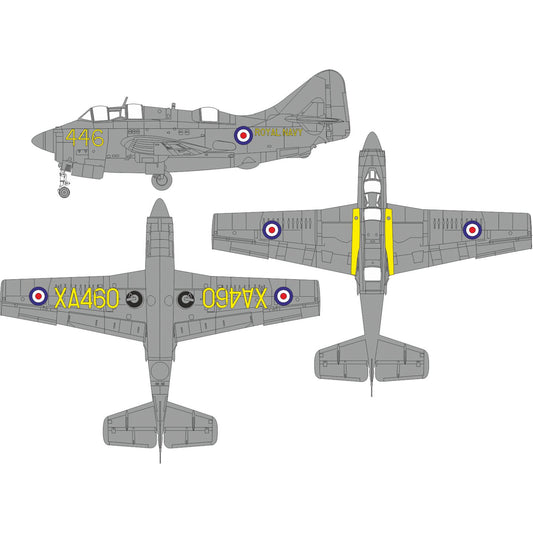 Eduard Fairey Gannet AS.1/AS.4 1:48 RN Decal Set for Airfix A11007 EDEX1018