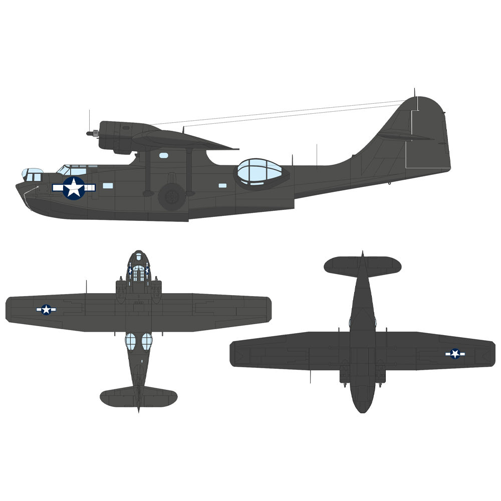Eduard Consolidated PBY-5A Catalina US National Insignia 1:48 Paint Mask