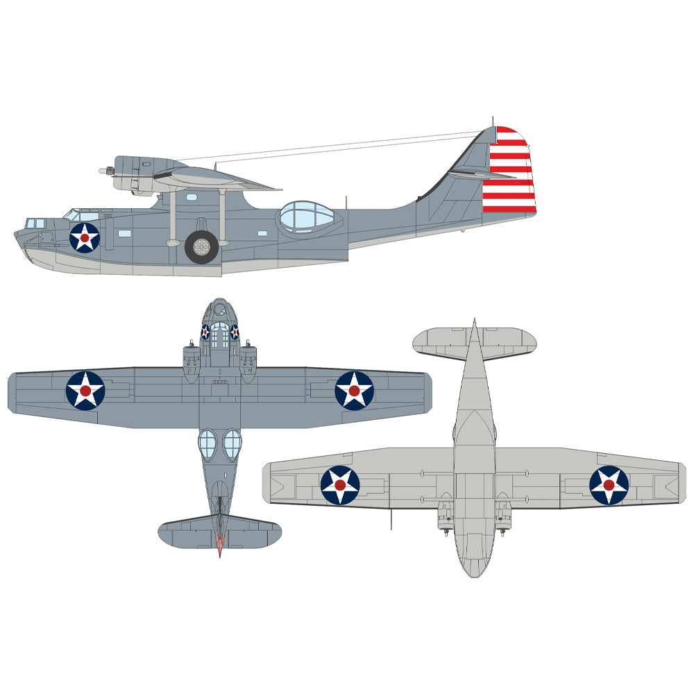 Eduard Consolidated PBY-5A Catalina US National Insignia Type 2 1:48 Paint Mask