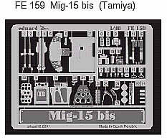 Eduard FE159 Etched Aircraft Detailling Set 1:48 Mikoyan MiG-15bis