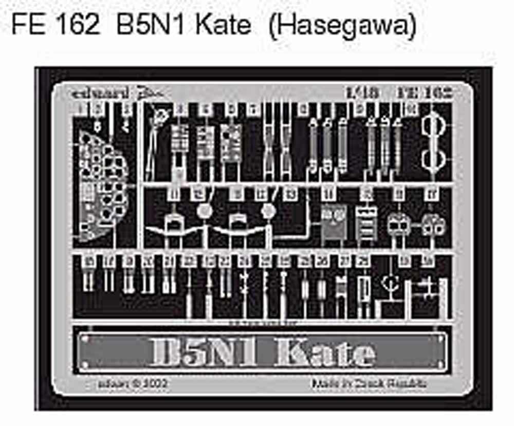 Eduard FE162 Etched Aircraft Detailling Set 1:48 Nakajima B5N1 'Kate'
