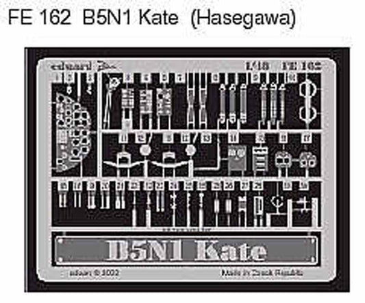 Eduard FE162 Etched Aircraft Detailling Set 1:48 Nakajima B5N1 'Kate'