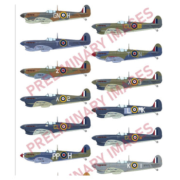 Eduard 11172 Spitfire Story: Malta Dual Combo Spitfire Mk.Vb & Vc 1:48 Model Kit