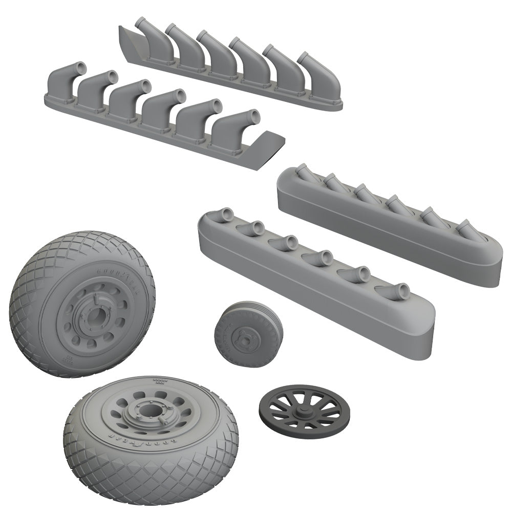 Eduard 11196 Mighty Eight: 65th Fighter Wing P-51D Mustang 1:48 Model Kit