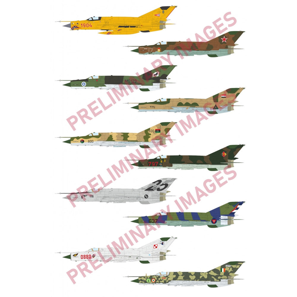 Eduard 2151 Mikoyan MiG-21bis Dual Combo 1:72 Model Kit