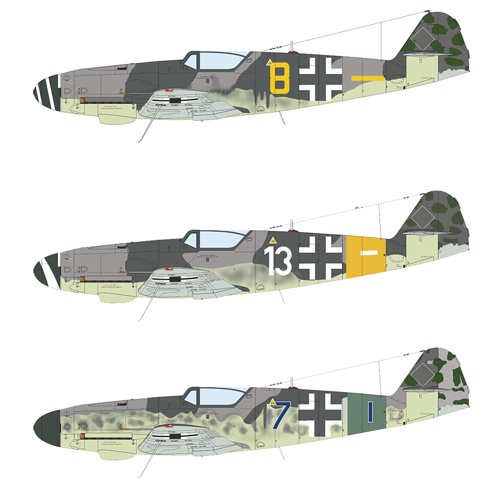 Eduard 2155 Messerschmitt Bf-109K-4 Kurfurst Dual Combo 1:72 Model Kit