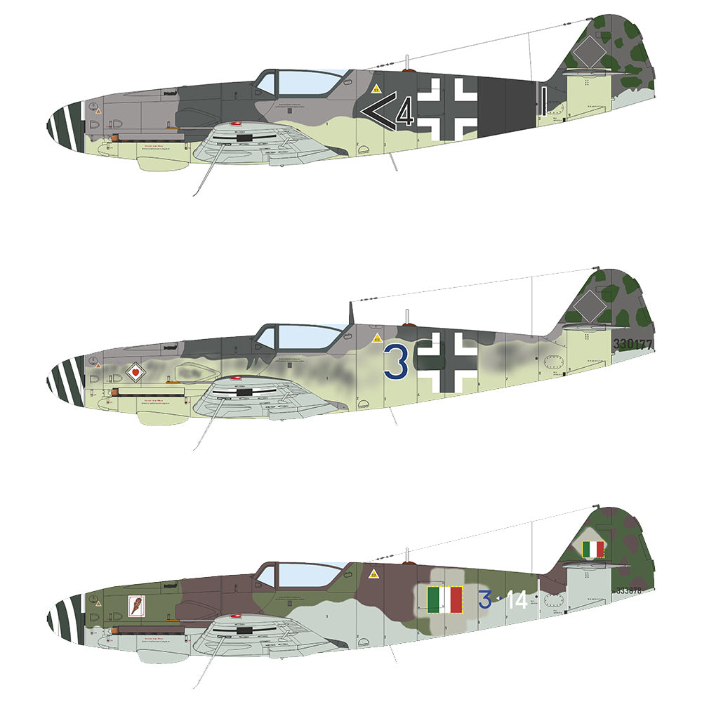 Eduard 2155 Messerschmitt Bf-109K-4 Kurfurst Dual Combo 1:72 Model Kit