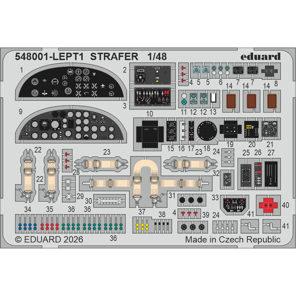 Eduard 548001 B-25J Mitchell STRAFER 1:48 Model Kit