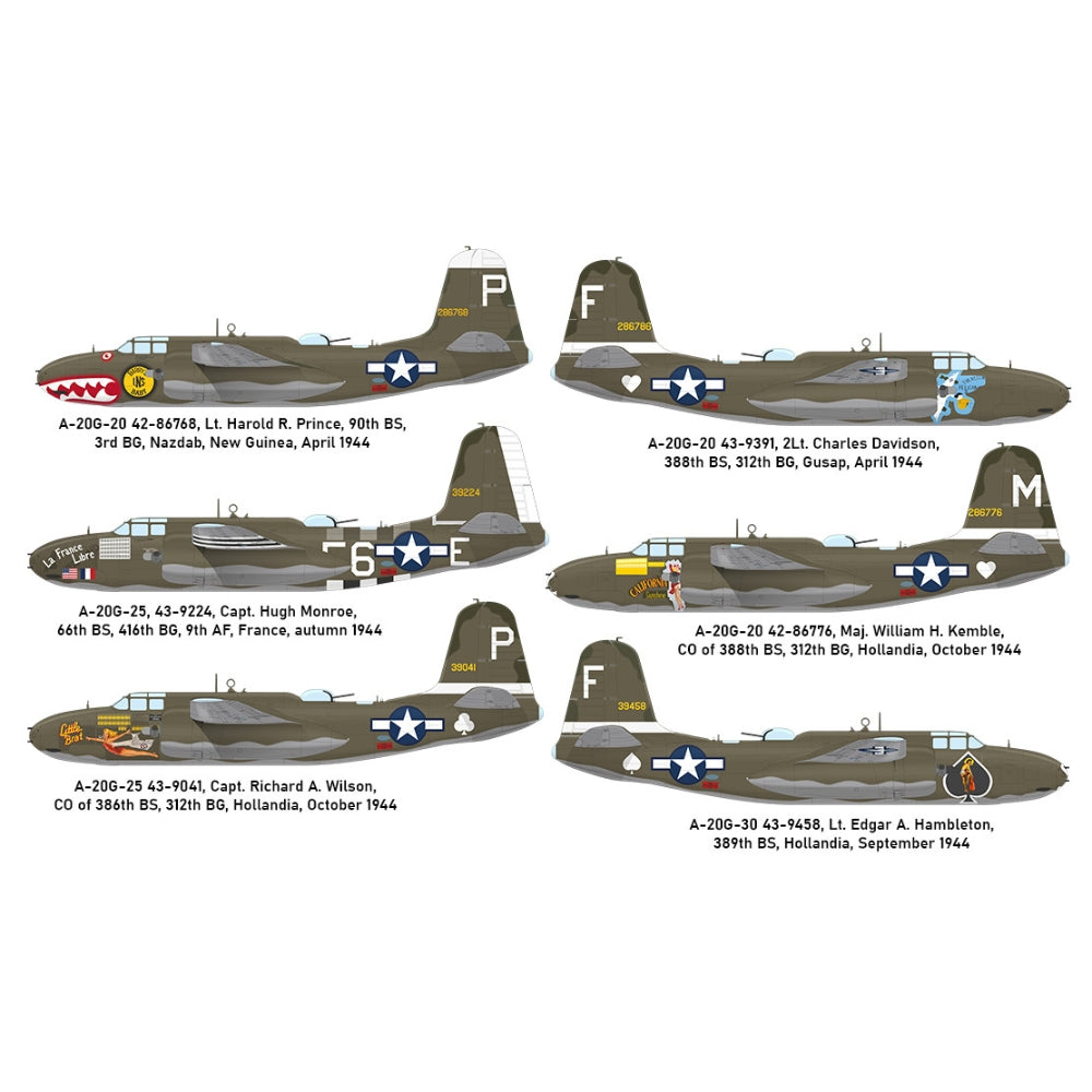 Eduard HKM 548002 Douglas A-20G Havoc Solid Nose 1:48 Model Kit