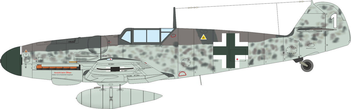 Eduard 70158 Messerschmitt Bf-109G-5 ProfiPACK 1:72 Model Kit