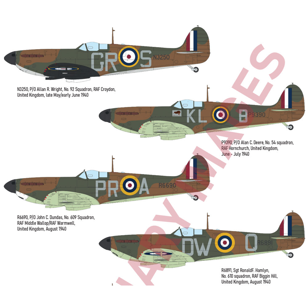 Eduard 70202 Spitfire Mk.Ia ProfiPACK Edition 1:72 Model Kit