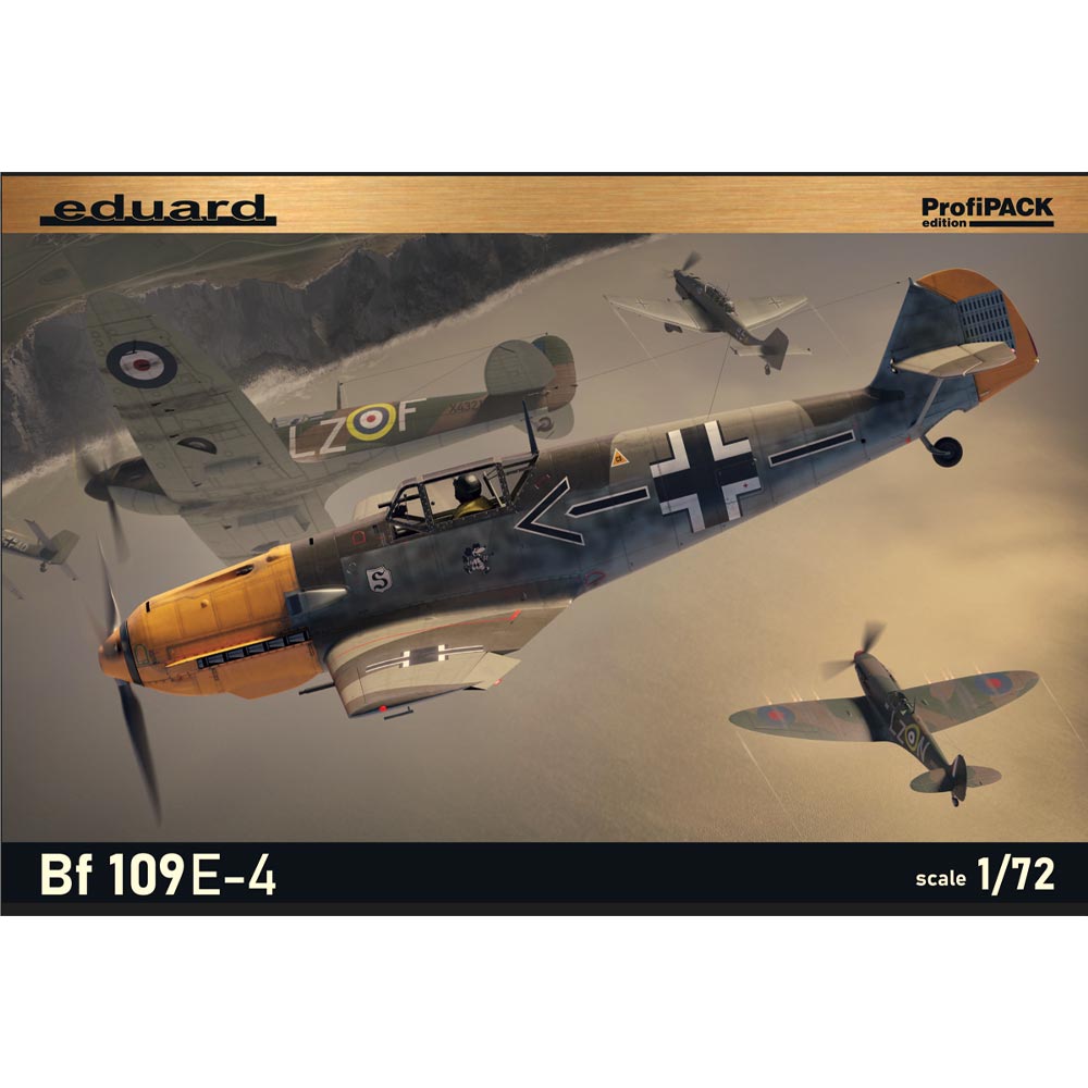 Eduard 7033 Messerschmitt Bf-109E-4 ProfiPACK 1:72 Plastic Model Kit
