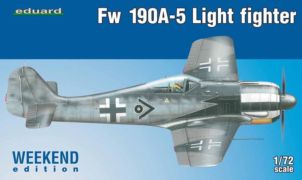Eduard 7439 Focke-Wulf Fw-190A-5 Light Fighter 1:72 Aircraft Plastic Model Kit