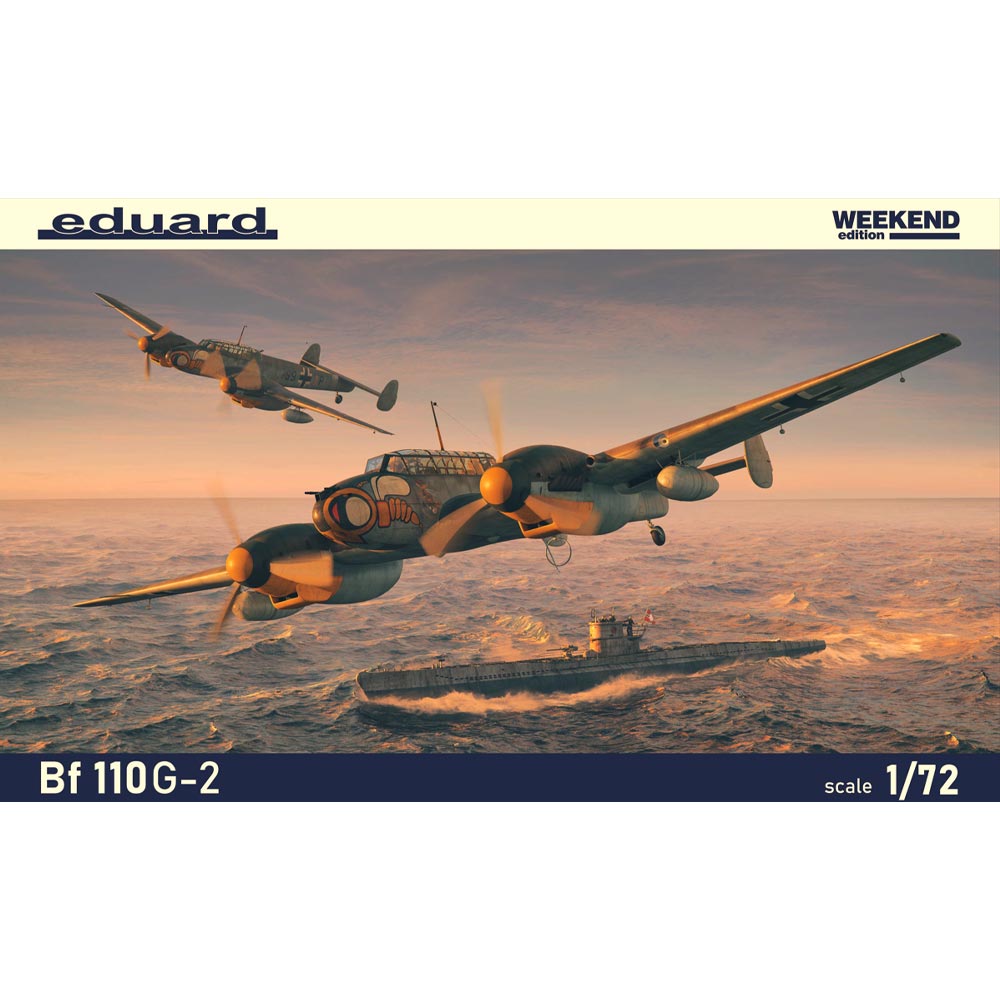 Eduard 7468 Messerschmitt Bf-110G-2 Weekend 1:72 Plastic Model Kit