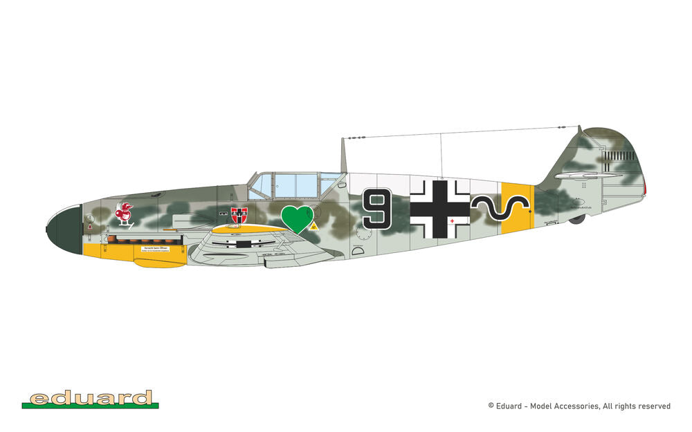 Eduard 7478 BF 109F-4 1:72 Model Kit
