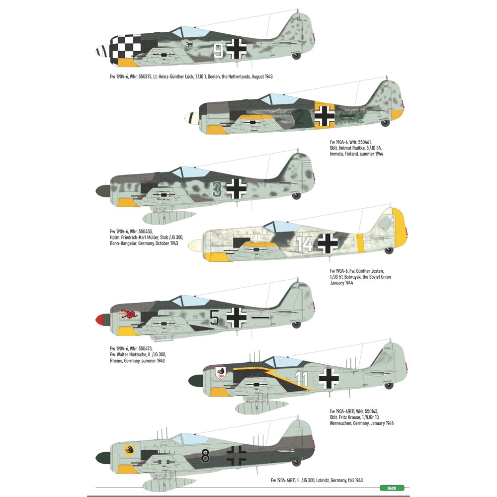 Eduard 82137 Focke-Wulf Fw-190A-6 ProfiPACK 1:48 Model Kit
