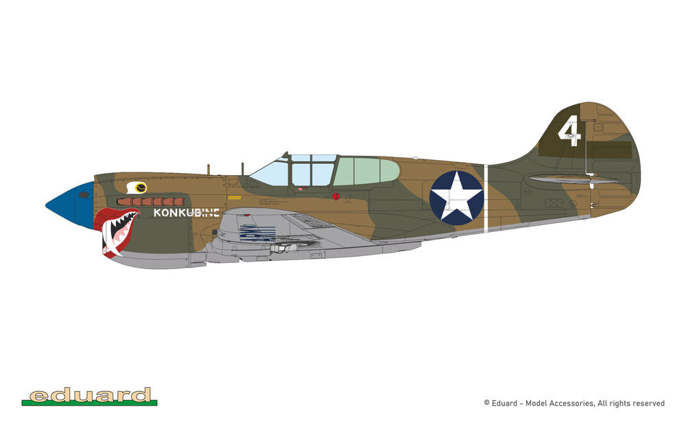 Eduard 82243 P-40K Short Tail 1:48 Model Kit