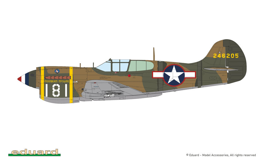Eduard 82243 P-40K Short Tail 1:48 Model Kit