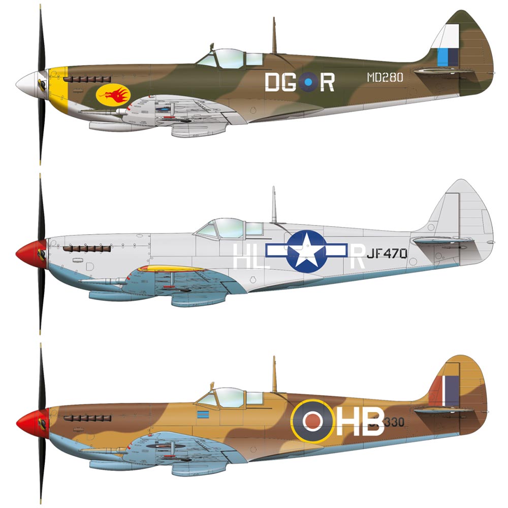 Eduard 8284 Supermarine Spitfire Mk.VIII ProfiPack 1:48 Plastic Model Kit