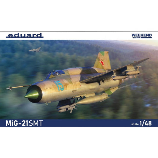 Eduard 84180 Mikoyan MiG-21SMT Weekend Edition 1:48 Plane Model Kit