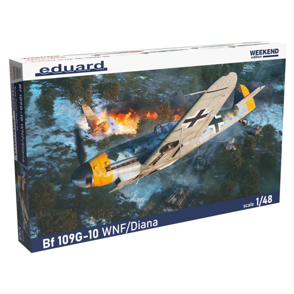 Eduard 84182 Bf 109G-10 WNF/Diana Weekend Edition 1:48 Plastic Model Kit