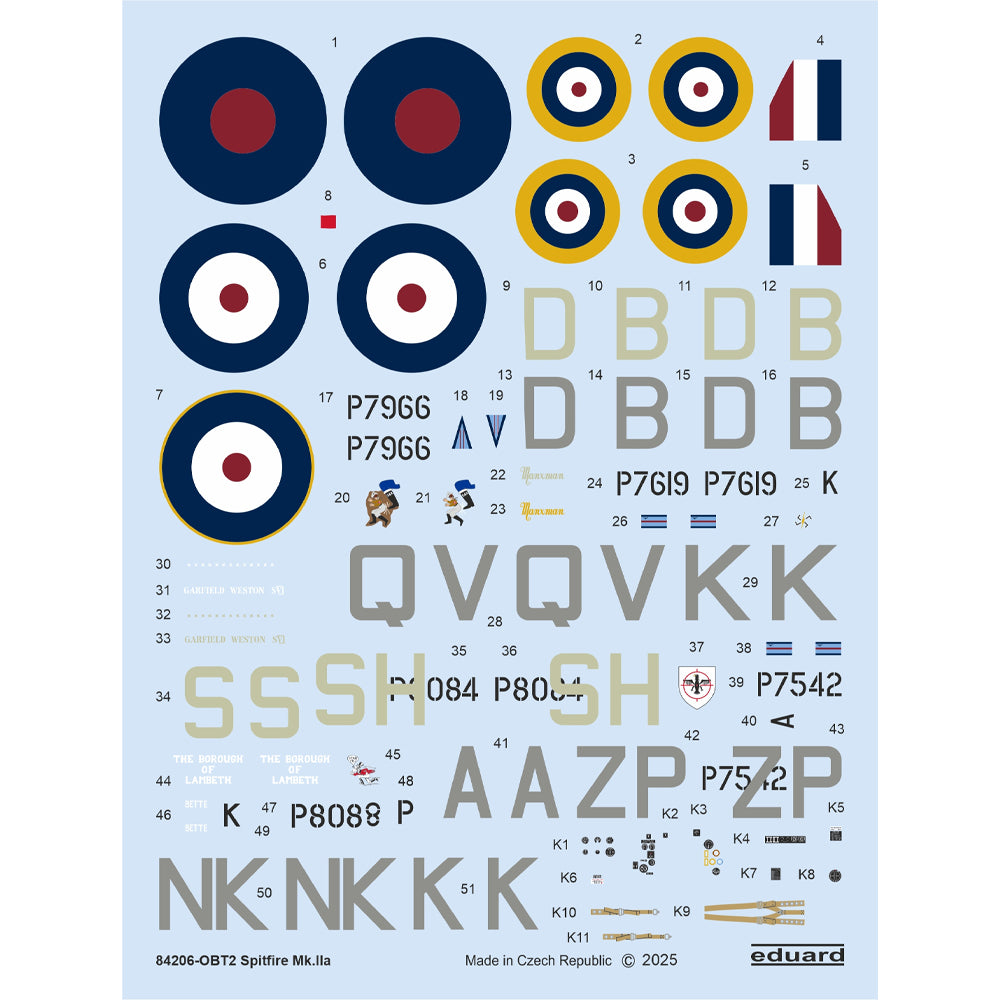Eduard 84206 Supermarine Spitfire Mk.IIa Weekend Edition 1:48 Model Kit