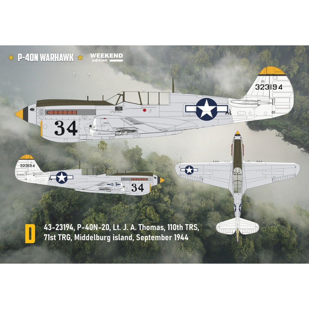 Eduard 84210 P-40N Warhawk Weekend Edition 1:48 Model Kit